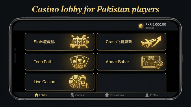 Lobby view of explorer slots for Pakistan users - 4